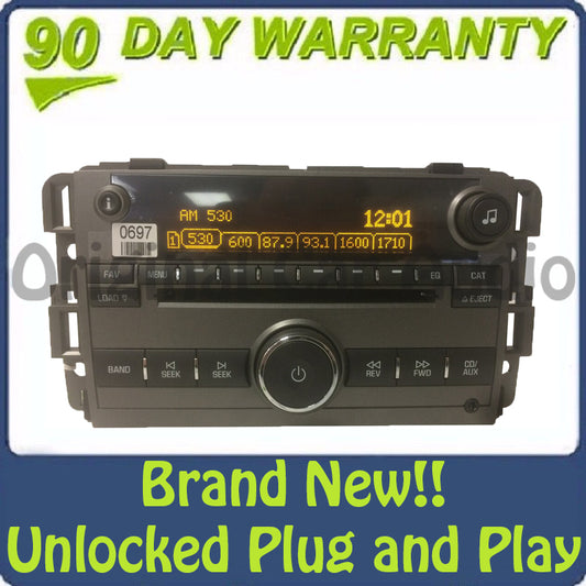 NEW Unlocked 2008 2009 2010 Saturn Vue OEM AM FM Radio Stereo AUX 6 CD Player Receiver US9