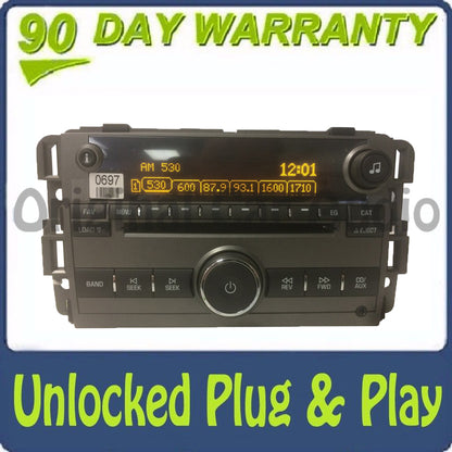 Unlocked 2008 2009 2010 Saturn Vue OEM AM FM Radio Stereo AUX 6 CD Player Receiver US9