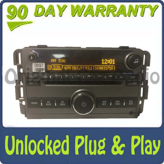 Unlocked 2008 2009 2010 Saturn Vue OEM AM FM Radio Stereo AUX 6 CD Player Receiver US9