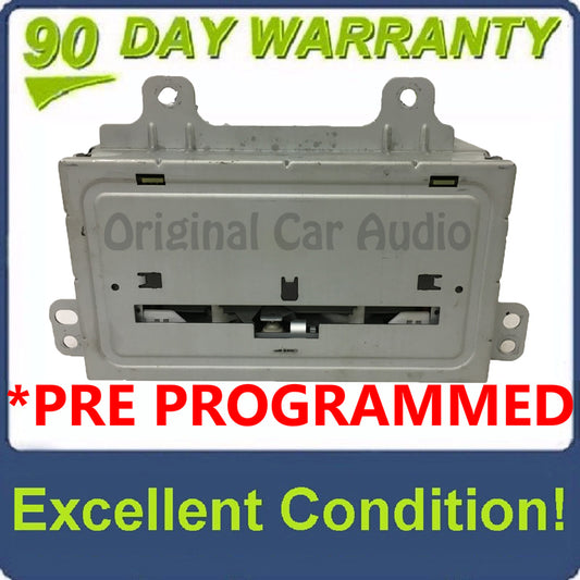 PRE-PROGRAMMED 2012 - 2013 Chevrolet GMC Buick OEM Navigation Single CD AM FM MP3 Radio Receiver Block