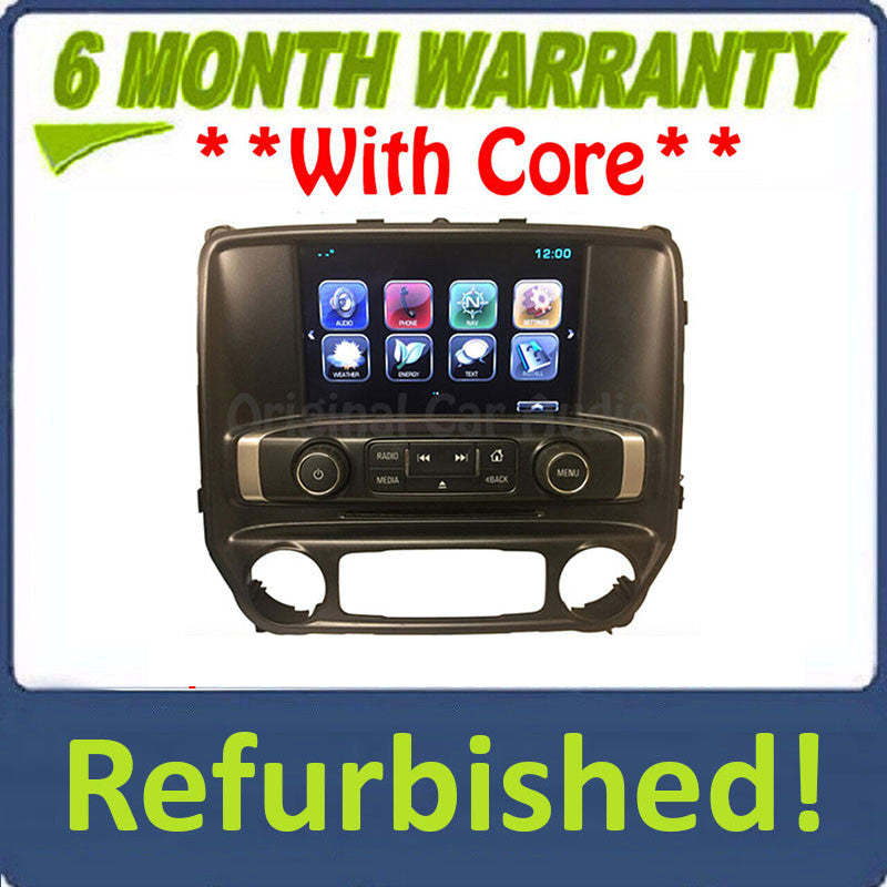 Refubrished 2014 - 2019 GMC Sierra OEM Touch Screen Radio Control Panel Display Monitor