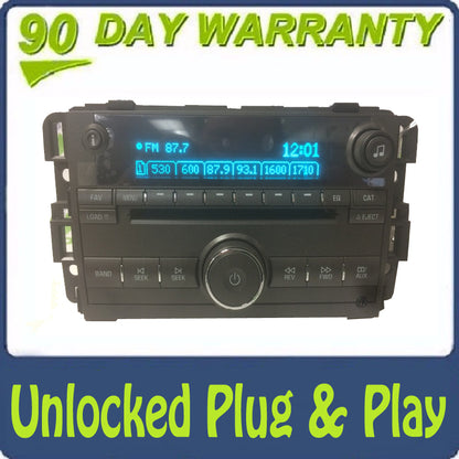 UNLOCKED 2006 - 2010 Buick Lucerne OEM AM FM 6 CD Radio Receiver Player