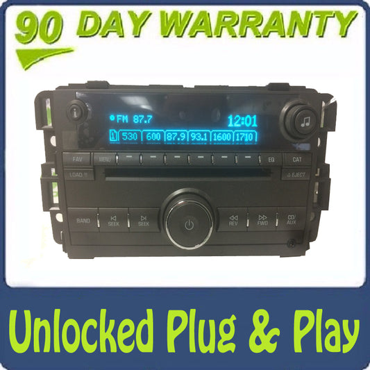 UNLOCKED 2006 - 2010 Buick Lucerne OEM AM FM 6 CD Radio Receiver Player