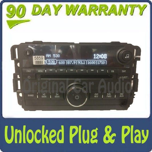 2007 - 2008 Pontiac Torrent OEM Single CD AM FM Radio Receiver