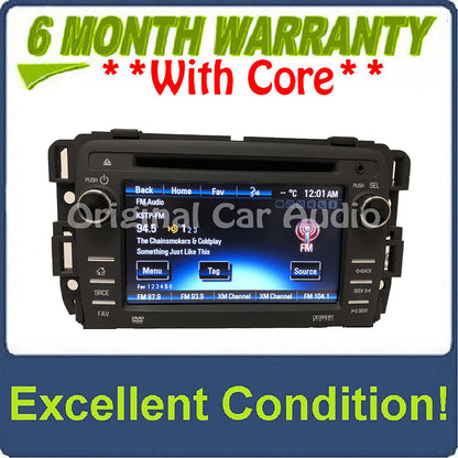 Unlocked 2013 - 2016 Chevrolet Traverse Buick Enclave OEM Single CD Touch Screen AM FM DVD Radio Receiver