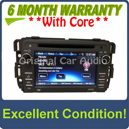 Unlocked 2013 - 2016 Chevrolet Traverse Buick Enclave OEM Single CD Touch Screen AM FM DVD Radio Receiver