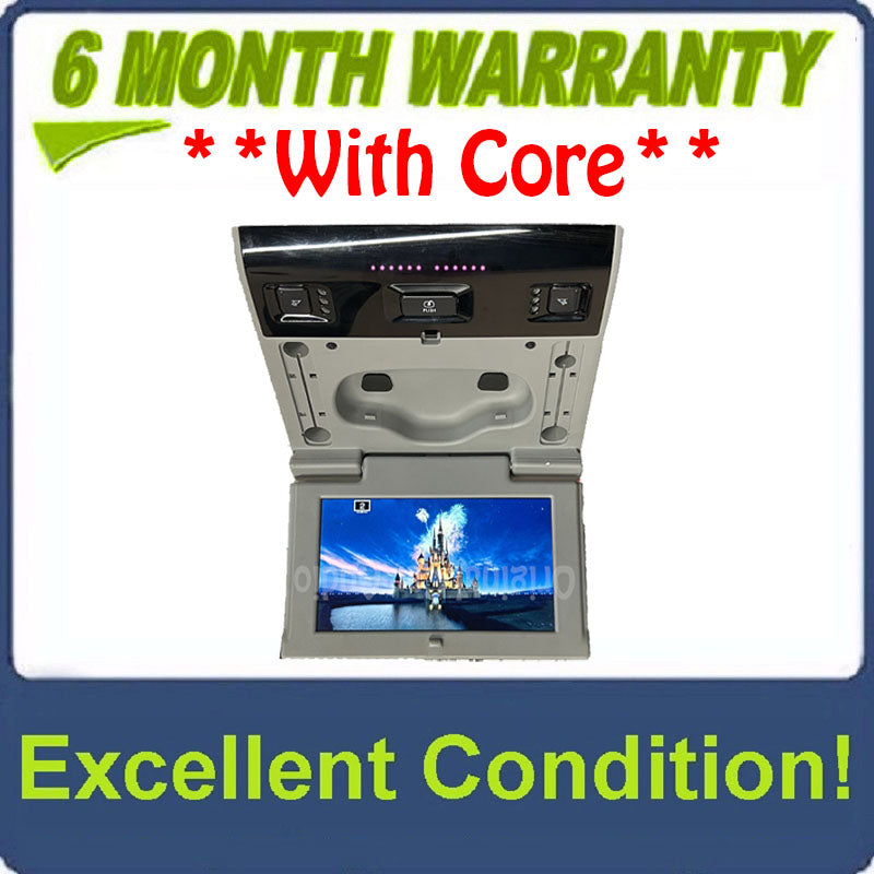 2015 - 2020 Chevy Cadillac GMC OEM Rear Entertainment 3rd Row Display Screen GRAY