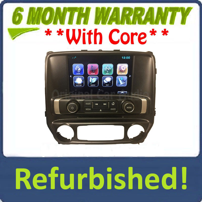 Refurbished 2016 - 2019 GMC Sierra Chevrolet Chevy Silverado OEM Touch Screen Mulit Media Display Receiver Control Panel