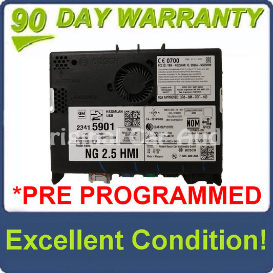 PRE-PROGRAMMED 2016 - 2020 Buick Chevrolet GMC Cadillac OEM Non-Navigation Human Interface Module NG 2.5 HMI