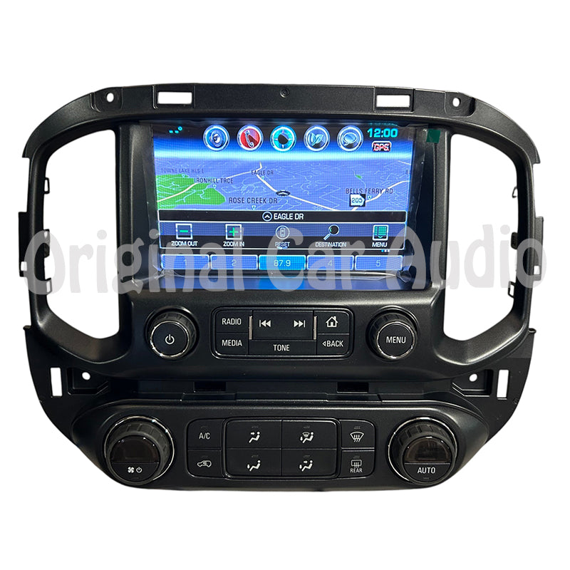 Refurbished 2017 - 2018 Chevy Colorado OEM Touch Screen Radio Navigation Display w/o Vents