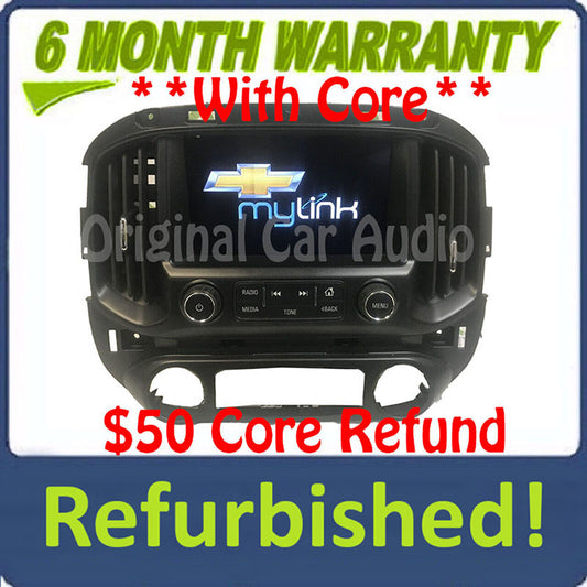 Refurbished 2017 - 2018 Chevy Colorado OEM Touch Screen Radio Navigation Display