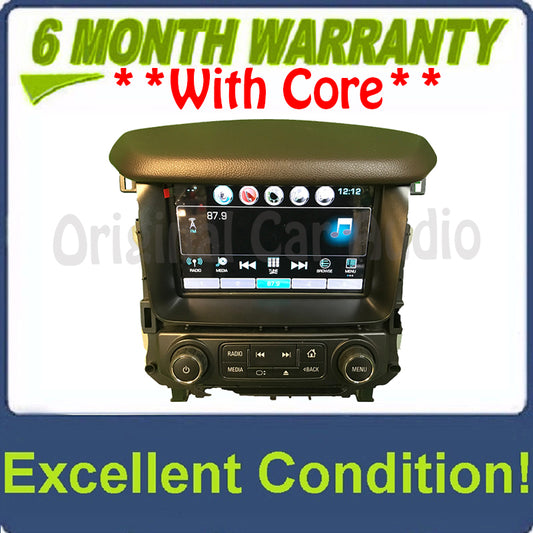 2017 - 2020 Chevrolet Chevy GMC Tahoe Suburban Yukon OEM Infotainment Pop Up Screen Radio Display Receiver RSE - BLUE