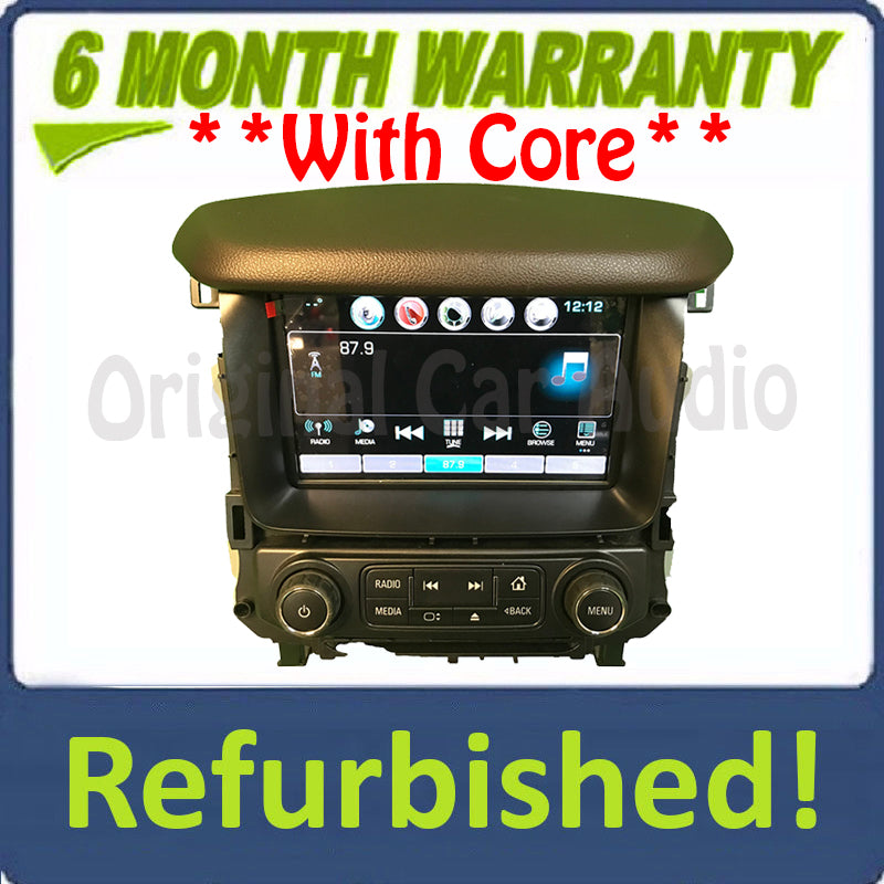 Refurbished 2017 - 2020 GMC Yukon XL OEM Intellink Pop Up Touch Infotainment Display Monitor - RED