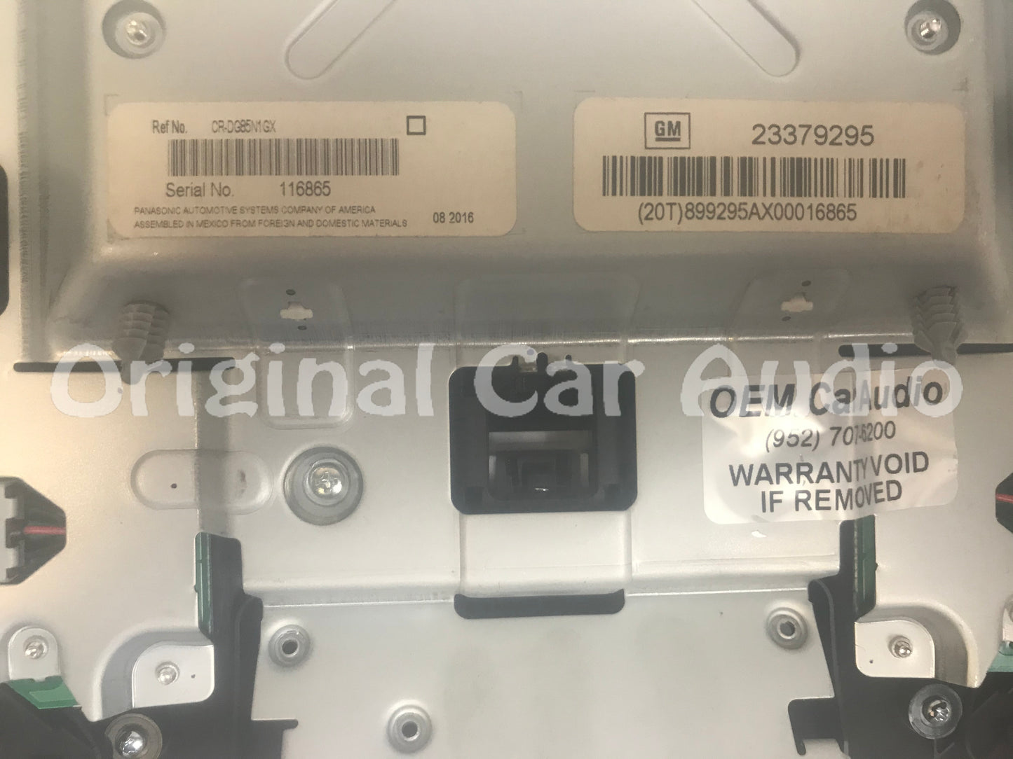 2015 - 2020 GM Chevy Chevrolet Cadillac 3rd Row Overhead DVD Display Screen