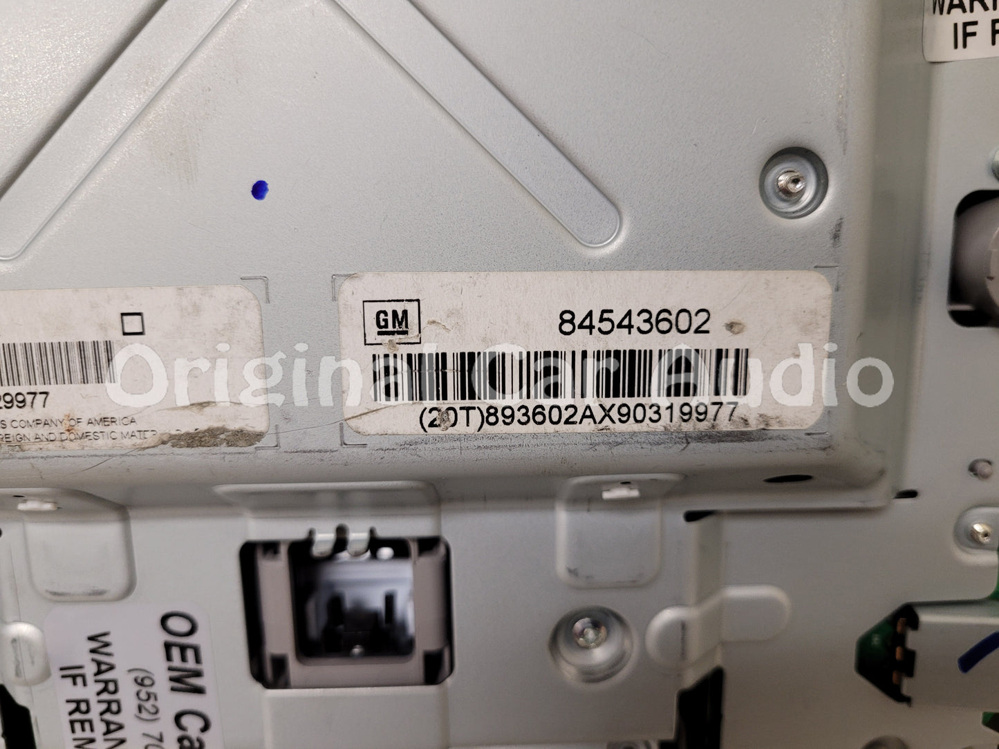Refurbished 2015 - 2020 Chevy Cadillac GMC OEM Rear Entertainment 3rd Row Display Screen GRAY