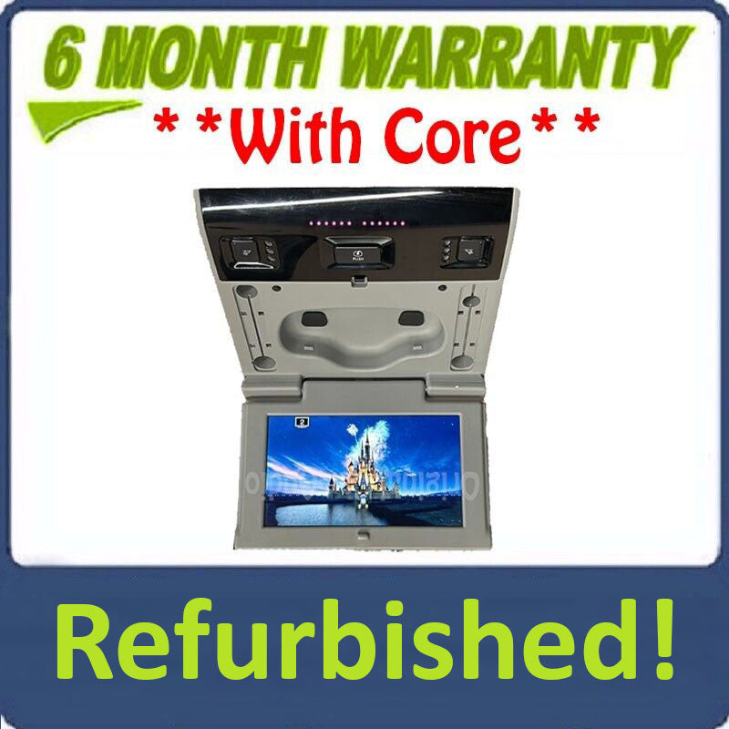 Refurbished 2015 - 2020 Chevy Cadillac GMC OEM Rear Entertainment 3rd Row Display Screen GRAY