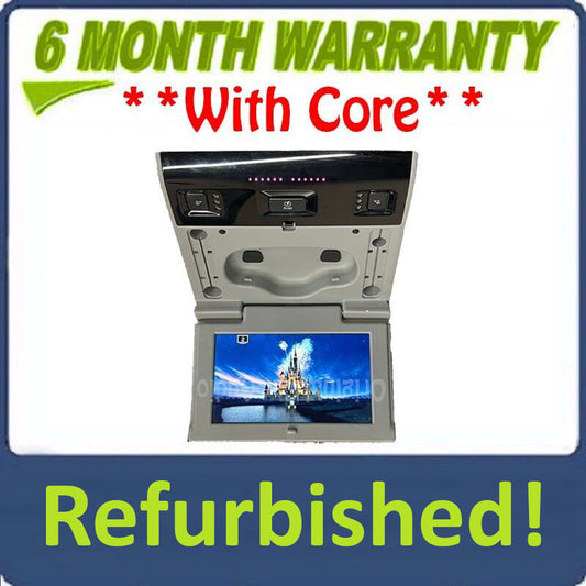 Refurbished 2015 - 2020 Chevy Cadillac GMC OEM Rear Entertainment 3rd Row Display Screen GRAY