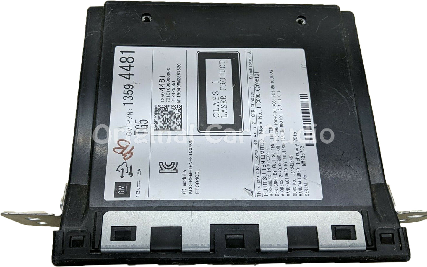 2015 - 2019 Chevrolet Silverado 1500 2500 OEM Radio Single CD Disc Player