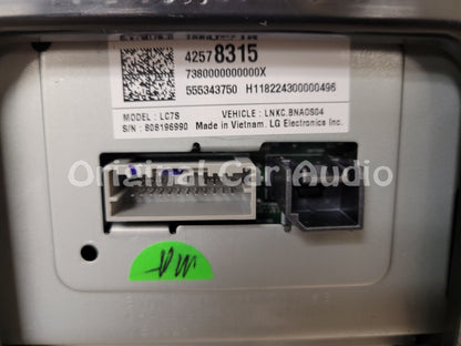 2018 - 2020 GMC Chevrolet Silverado Sierra OEM Information Display Screen