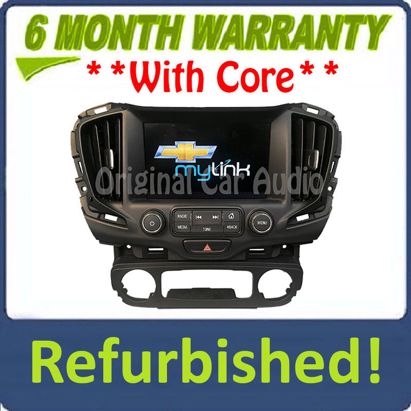 Refurbished 2018 - 2019 GMC Terrain OEM Climate Control Radio Display Screen 84299258