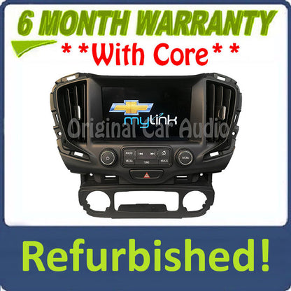 Refurbished 2018 - 2019 GMC Terrain OEM Climate Control Radio Display Screen 84299258