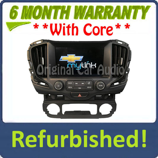 Refurbished 2018 - 2019 GMC Terrain OEM Climate Control Radio Display Screen 84299258