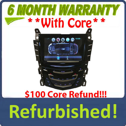 Refurbished 2013 - 2019 Cadillac ATS CTS XTS Navigation GPS Bluetooth Touch Screen Display Control Panel Unit w/ Vented Heated and Cooled Seats