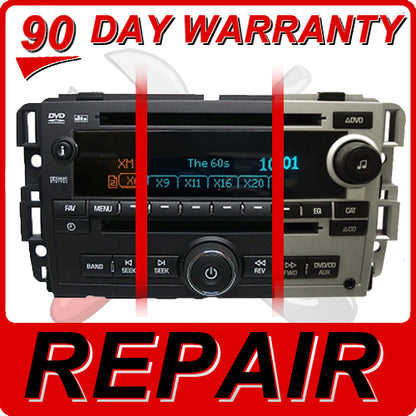REPAIR 07 - 12 Chevy GMC Buick Pontiac Dual DVD CD Changer FIX