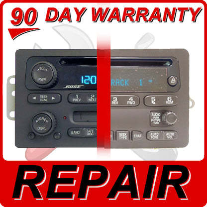 03 - 06 GMC Envoy Yukon Sierra Radio CD Player Repair