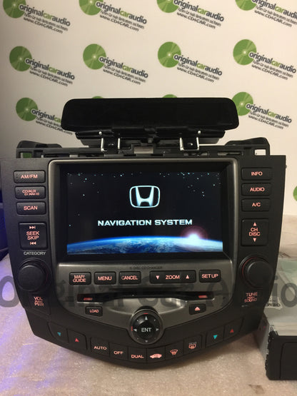 HONDA Accord Navigation System GPS Radio Stereo 6 Disc Changer CD Player 2CY3 2006 2007
