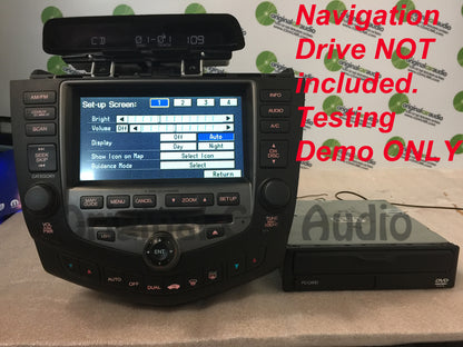 HONDA Accord Navigation System GPS Radio Stereo 6 Disc Changer CD Player 2CY3 2006 2007