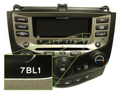 New Honda 6 Disc CD Changer BLOCK COMPONENT 2003 2004 2005 2006 2007 7BC0, 7BC1, 7BK0, 7BX0, 7BX1, 7BY0, 7BL0, 7BL1, 7FY0, 7BZ0, 7FZ0
