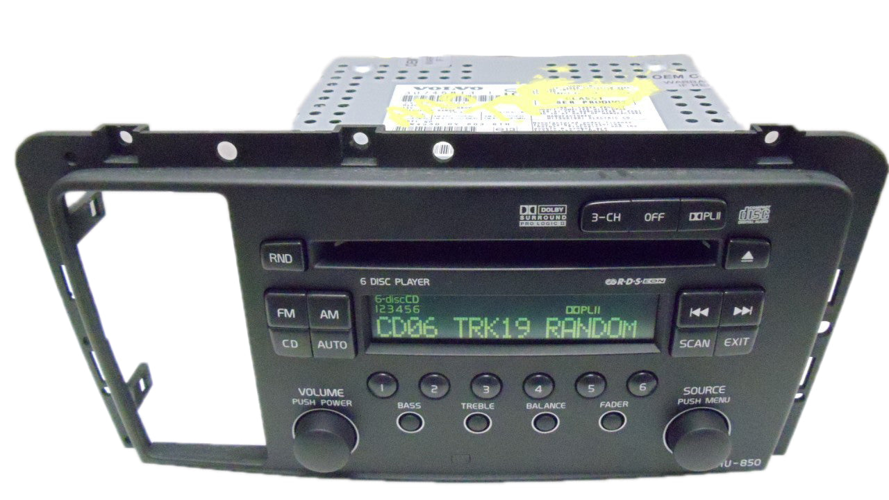 05 06 07 08 Volvo V70 S60 Premium Sound Radio 6 CD Changer HU-850 2005 2006 2007 2008 30745813-1