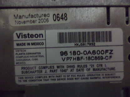HYUNDAI Sonata XM Satellite Radio Stereo CD Player OEM