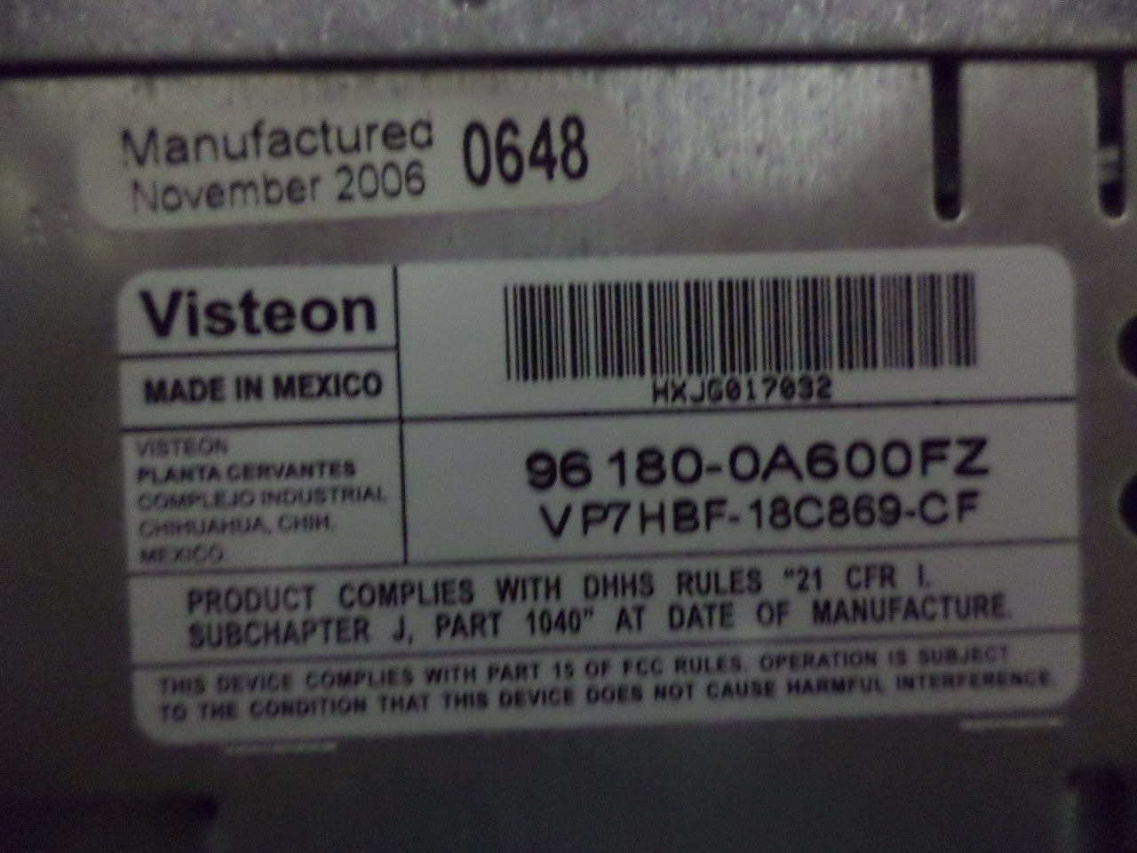 Brand New HYUNDAI Sonata XM Satellite Radio Stereo CD Player OEM