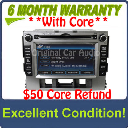 Hyundai Santa Fe Infinity Radio Navigation GPS MP3 CD Player