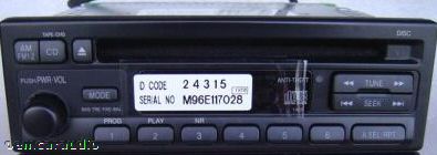 Honda Accord Prelude Civic Odyssey CRV Radio and CD Player 1989-1998