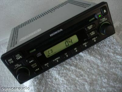 Honda Del Sol Prelude Used Radio and CD Player 1998-2005