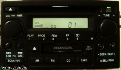 Honda S2000 Prelude Del Sol Radio And CD Player 1998-2005