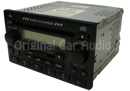 Honda Accord Civic CRV Radio Tape and 6 Disc CD Changer OEM