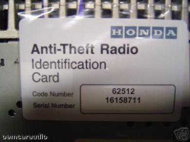 2001- 2005 Honda Civic OEM AM FM Radio CD Player Receiver 2TCB