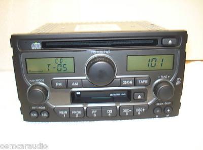 NEW Honda Pilot Radio 1TV1 CD Disc Player Tape Cassette Stereo Navigation 03 04 05