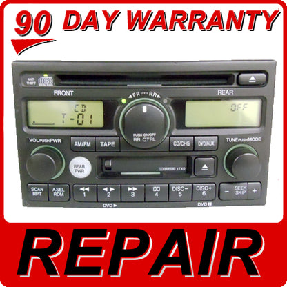 REPAIR 02 03 04 Honda Odyssey CD Player with DVD Option