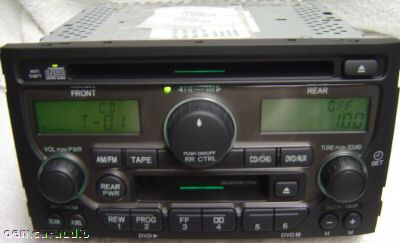 Honda Radio Cassette Tape CD Player Entertainment DVD AUX