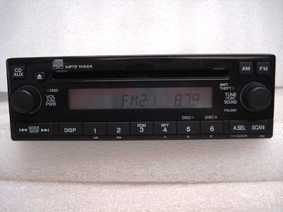 Remanufactured 2007 - 2009 Honda CRV Radio, MP3,  and CD Player