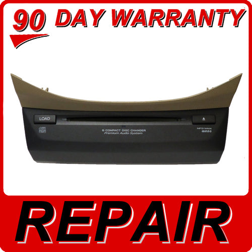 REPAIR 08 09 10 11 12 Honda Accord w/Navigation 6 Disc CD Changer Player Premium Audio System MP3 WMA GPS 2008 2009 2010 2011