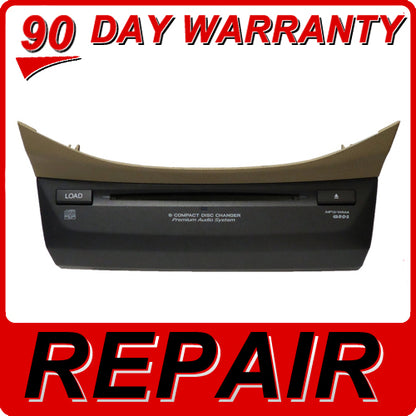 REPAIR 08 09 10 11 12 Honda Accord w/Navigation 6 Disc CD Changer Player Premium Audio System MP3 WMA GPS 2008 2009 2010 2011
