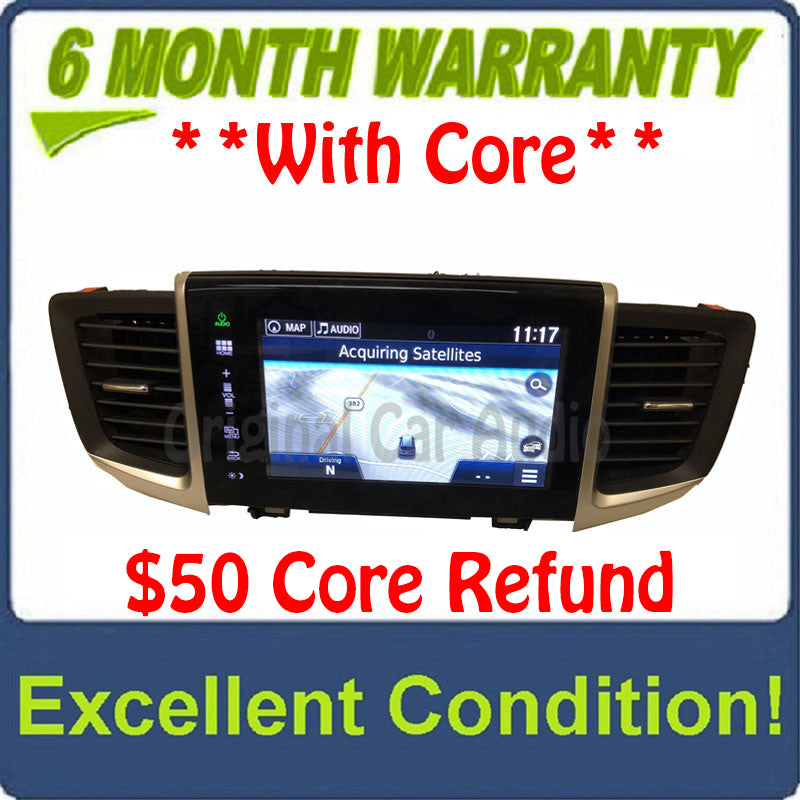 2016 - 2017 Honda Pilot OEM Touch Screen Navigation Multimedia AM FM Radio Receiver