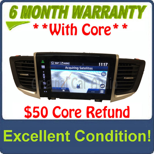2016 - 2017 Honda Pilot OEM Touch Screen Navigation Multimedia AM FM Radio Receiver