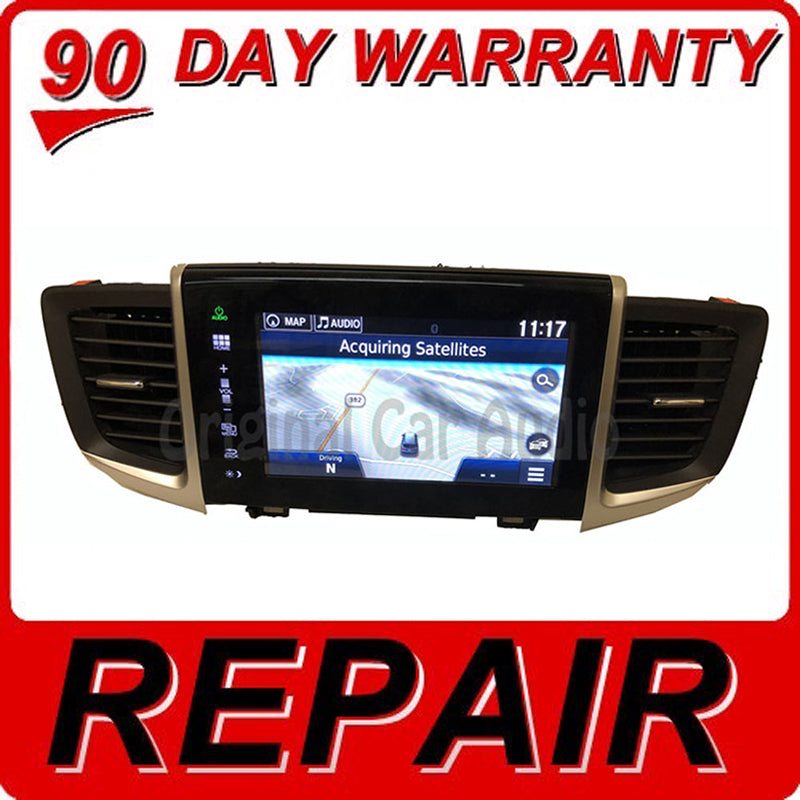 Repair 2016 - 2019 Honda Pilot OEM Touch Screen Navigation Multimedia AM FM Radio Receiver